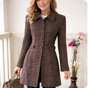J.Michaels | Acrylic Wool  Mid-Length Coat